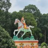 高台教寺庙和古芝地道