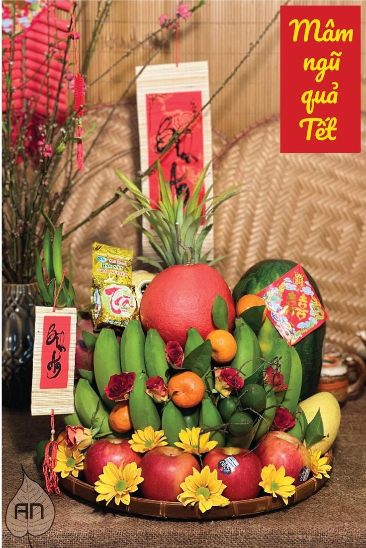 Le plateau des cinq fruits du Têt du Nord