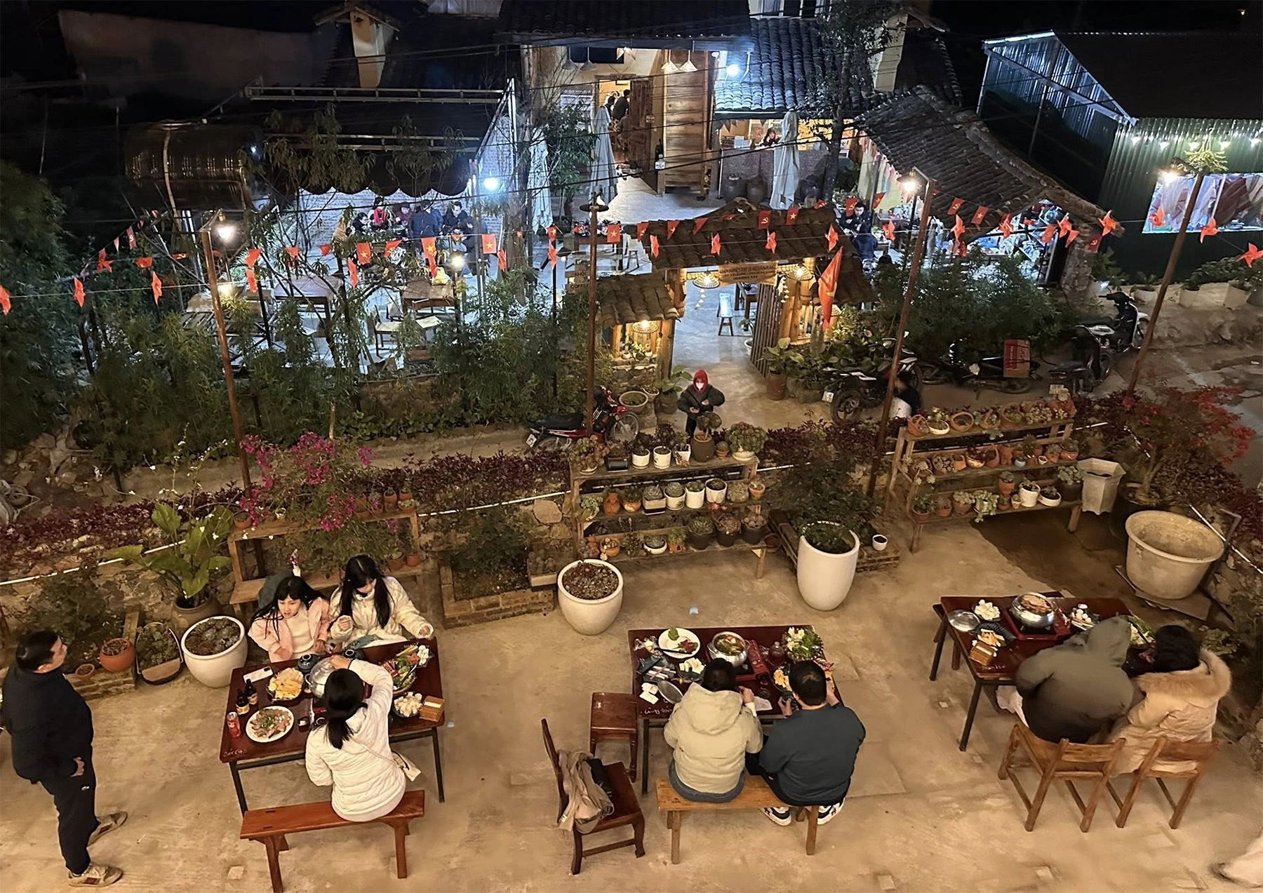 La vue du restaurant Khói.