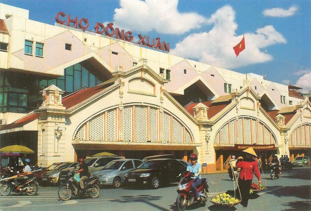 Le marché de Đồng Xuân