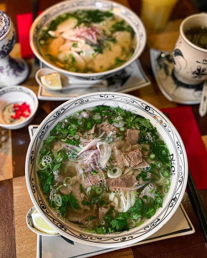 Phở au bœuf à Hanoï