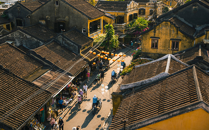 Les rues anciennes et paisibles de Hội An