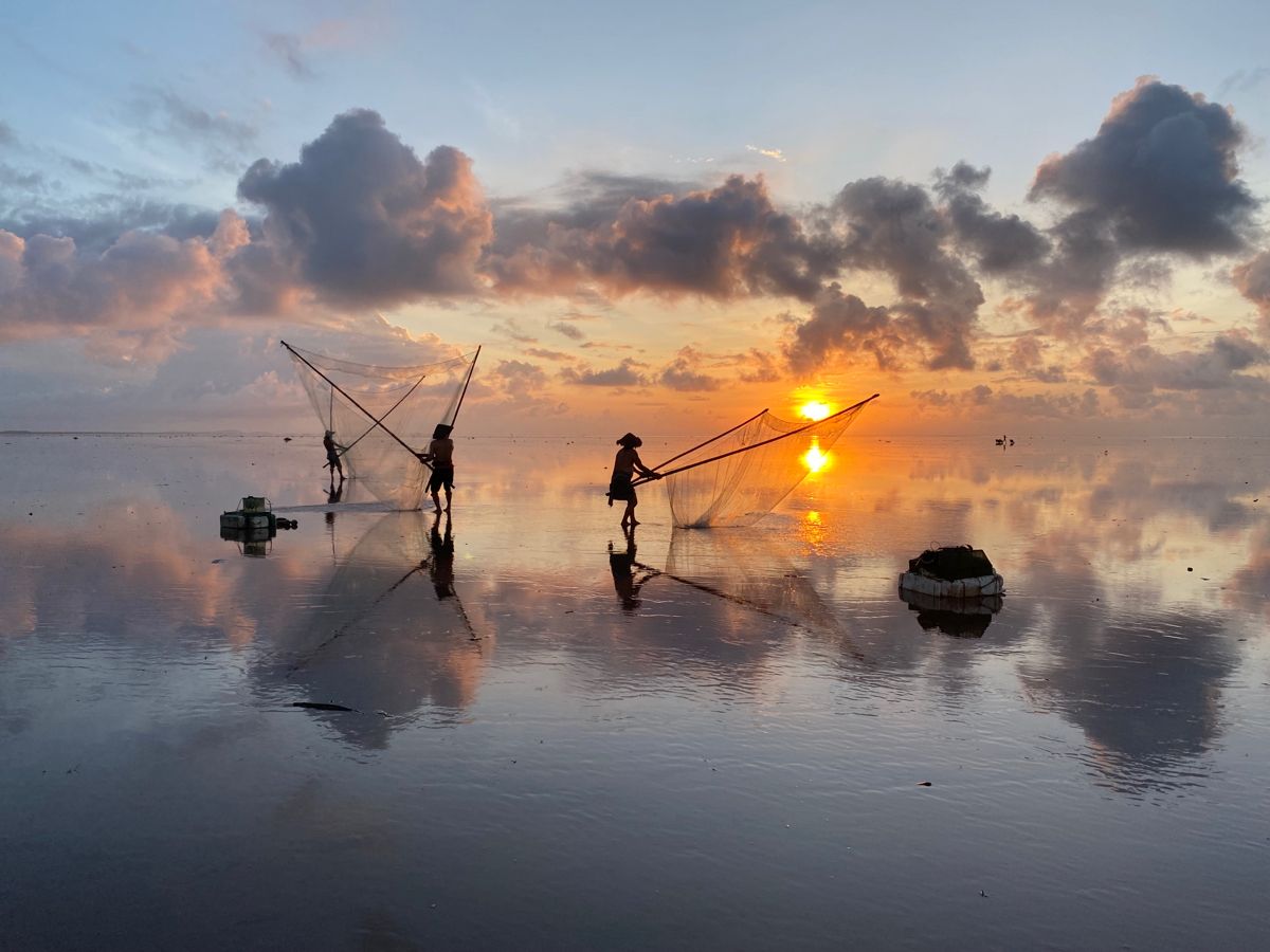 La mer infinie est d’une beauté spectaculaire.