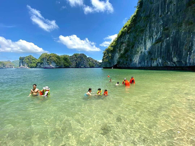 La baia di Ha Long è un complesso che comprende numerose isole minori, estremamente maestose e vivaci.