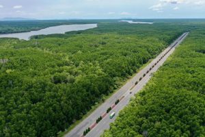 ソンロン観光エリアは「ミニチュア西部」のようだ