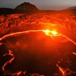 Inside Ethiopia’s Erta Ale volcano, known as the “Gateway to Hell.”