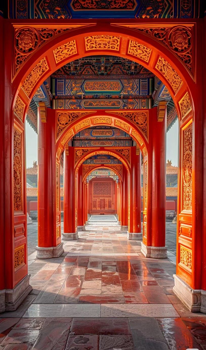 What makes the Forbidden City special is the high-quality wood material.