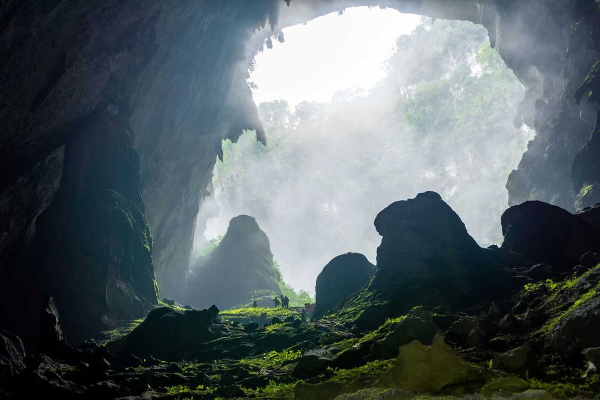 Son Doong Cave is a natural wonder renowned for its enormous scale, majestic geological formations, and unique structure.