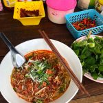 Lao Khao Soi – Tomato Meat Sauce Noodle Soup